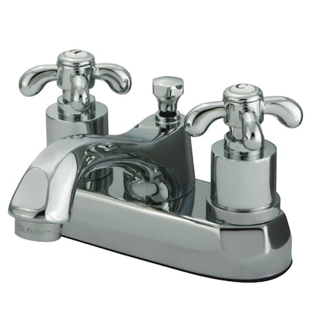 KS4261TX 4 Centerset Bathroom Faucet, Polished Chrome